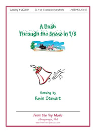 A Dash Through the Snow in 7/8 Handbell sheet music cover Thumbnail